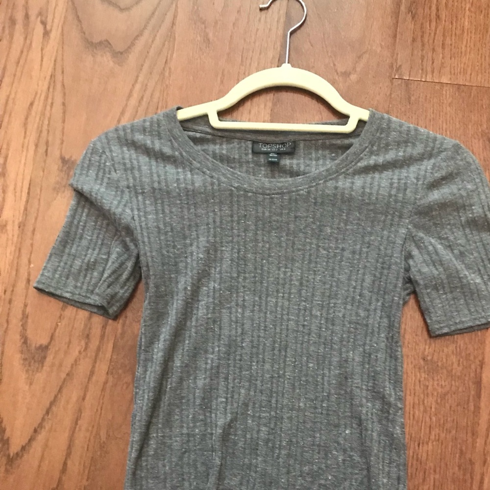 Topshop grey top